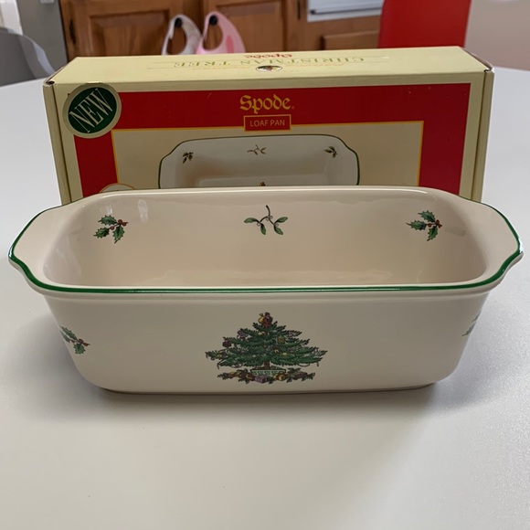 Spode Kitchen Nib Spode Christmas Tree 95x8 Oven To Table Loaf Pan